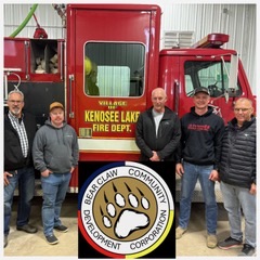 Community representatives with the Kenosee Lake Fire Department.